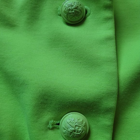 Gap Neon Green Academy Blazer size 2 - Picture 5 of 7